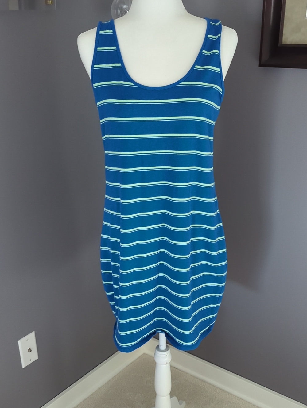 3 For $30. Mossimo Supply Co. Blue Striped Scoop Neck Tank Dress